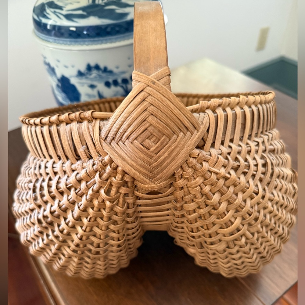 Antique Handwoven Basket